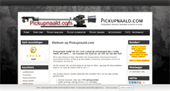 Desktop Screenshot of pickupnaald.com