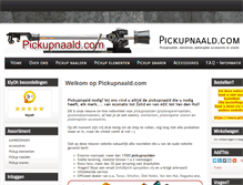 Tablet Screenshot of pickupnaald.com